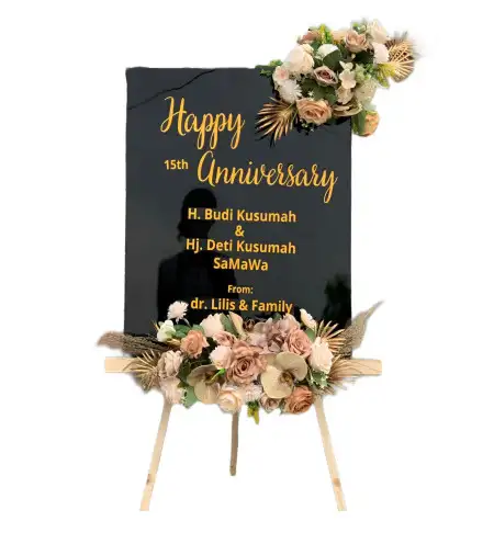 Papan Bunga Akrilik Pancuran Kerambil